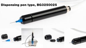 Dispensing pen type for dosing devices in various applications